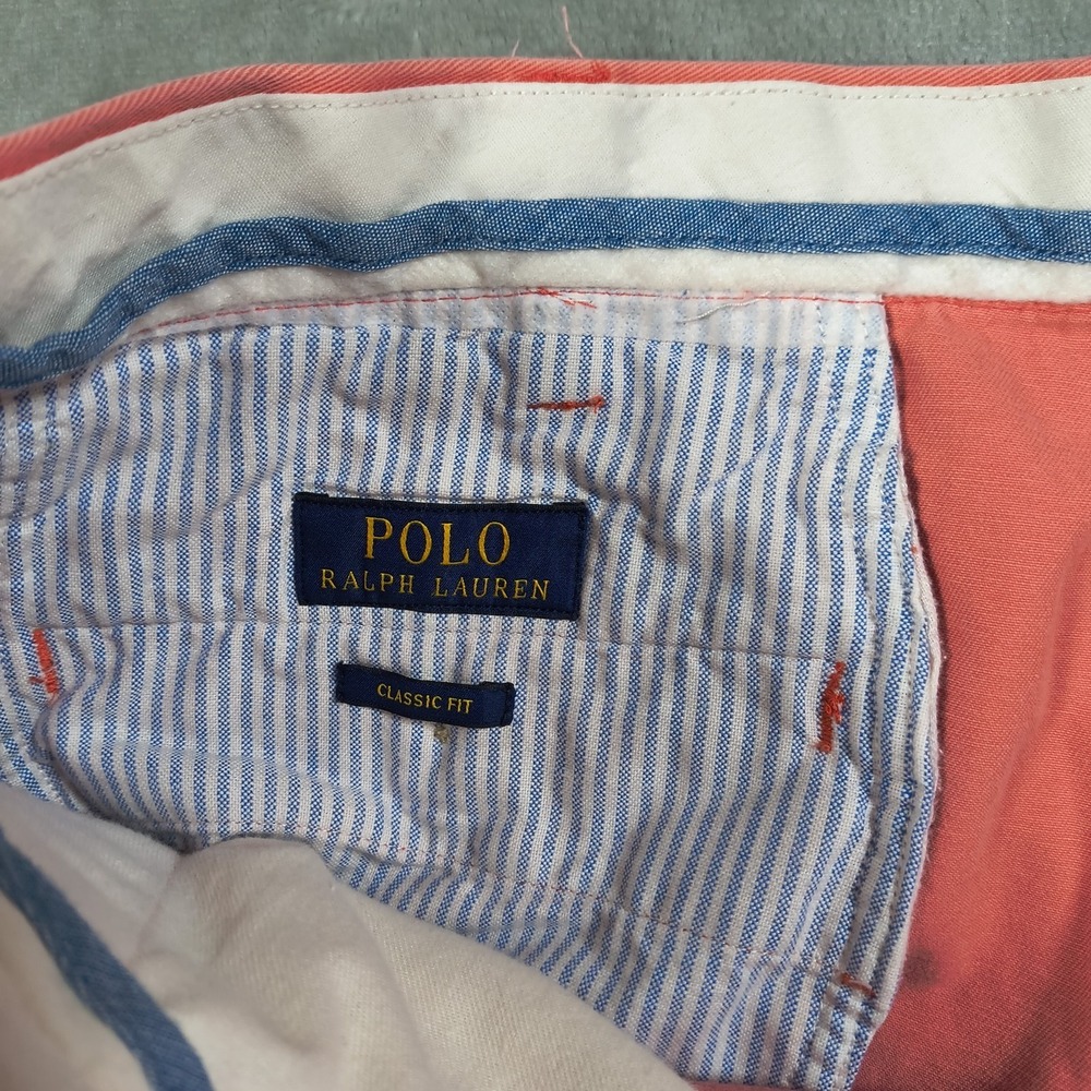 Polo Ralph Lauren Chino Pants Men 36x29 Classic Fit Khaki Colorful Preppy Casual - Picture 4 of 11